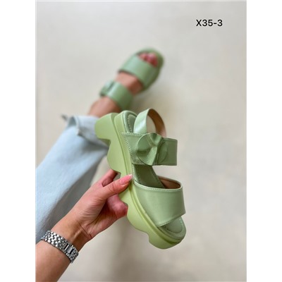 Aelida X35-3Z Сандалии женские мята иск кожа