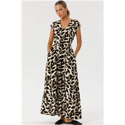 Платье макси с карманами