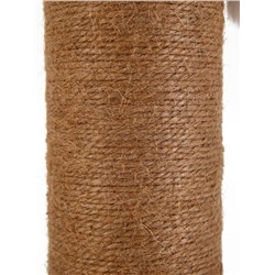 Когтеточка столбик с игрушкой "Шасси-2", 23 см × 23 см × 46 см