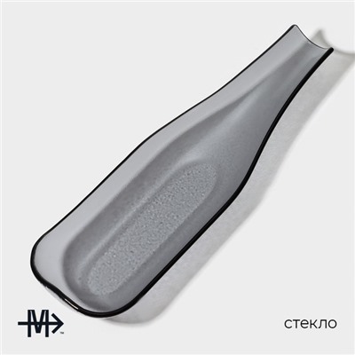 Блюдо стеклянное сервировочное Magistro «Авис», 32.5×9.5×4 см