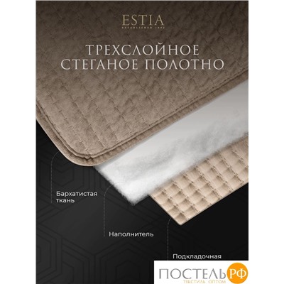 Estia ЭЛА беж. Покрывало 240х260, 1 пр., 100% полиэстер