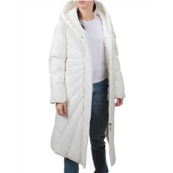 H265 WHITE Пальто зимнее облегченное женское (150 гр. холлофайбер)