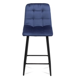 Стул барный SB-005 Темно-синий Velvet G062-49 / GBAR895A-1 /уп 2/