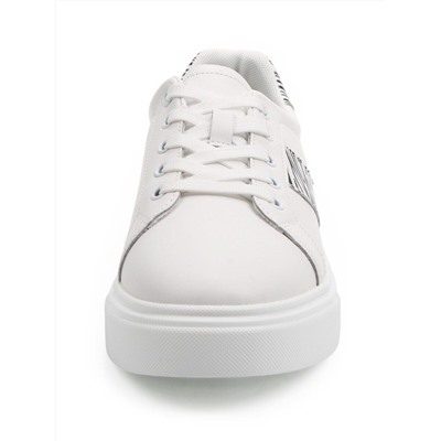 03-YC523-3 WHITE Полуботинки спортивные женские (натуральная кожа)