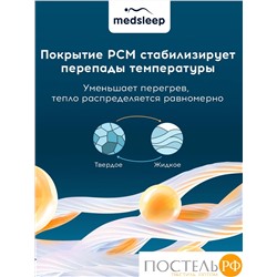 MEDSLEEP  Одеяло БЛЮ КРИСТАЛЛ 172х205, 1 пр., нейлон/спандекс/бамбук, 200г/м2