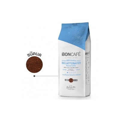Молотый кофе без кофеина BONCAFE decaffeinated 250гр