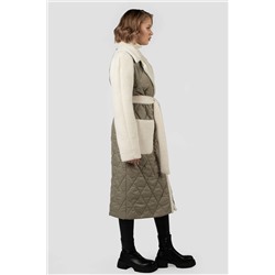 01-12090 Пальто женское демисезонное (пояс)