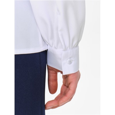 Блузка белая с длинным рукавом