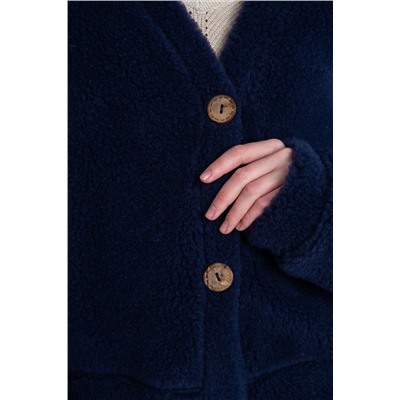 Кардиган КОРОТКИЙ ТЕДДИ индиго