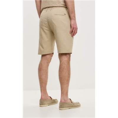 Шорты лен F511-0960-1Rus d.beige