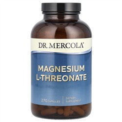 Dr. Mercola, L-треонат магния, 145 мг, 270 капсул (48,3 мг на капсулу)