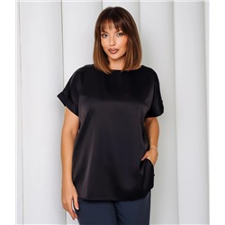 Блуза #ОКТ035001-1, чёрный