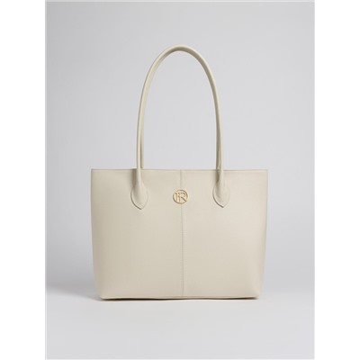 Женская кожаная сумка Richet 3295LG 891 Бежевый