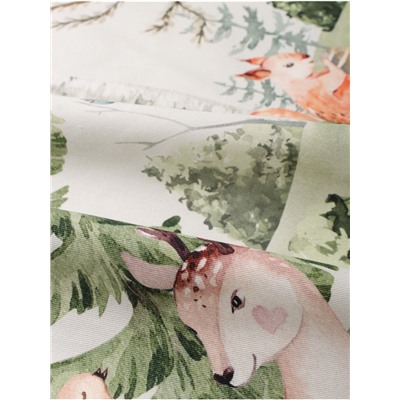 Кухонный набор «Этель. Пасха в лесу»: скатерть 148×112±2 см с ГМВО, салфетка 40×40 см - 4 шт.