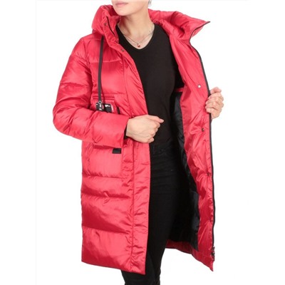 6809 RED Пальто зимнее женское KARERSITER (200 гр. холлофайбер)