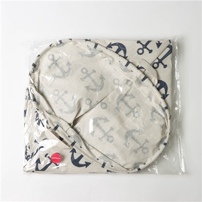 Корзина для белья Доляна «Якорь», 40×40×48.5 см, МИКС