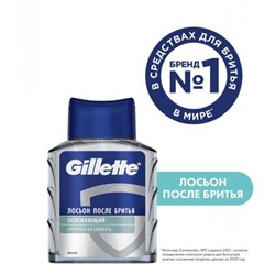 Лосьон п/бритья Gillette Арктическая Свежесть 100мл.