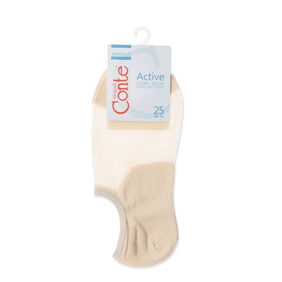 CONTE ELEGANT ACTIVE (ультракороткие) Носки хлопковые