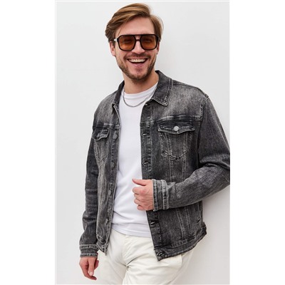 Куртка джинс F311-1296 l.black