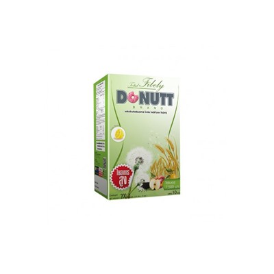 Очищающий детокс напиток клетчатка со вкусом лимона от Donutt Total Fibely Fiber 7500mg. 20g x 10 Sachets