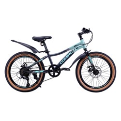 Велосипед 20" рама 10" 7sp COMIRON SMART ригид бирюзовый