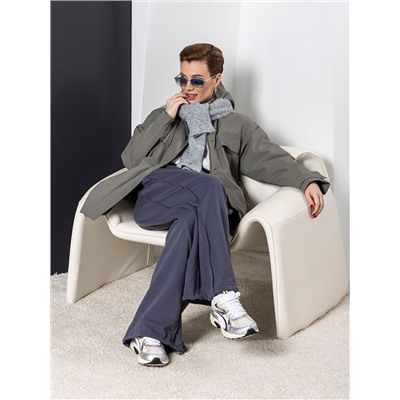 Плащ женский утепленный хаки