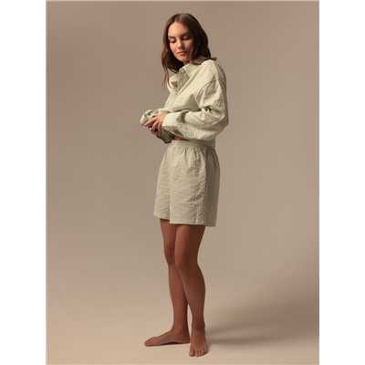 Шорты домашние женские SL Home Basic, зелёные