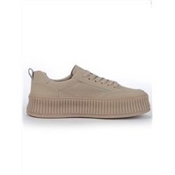 05-P8201-2 DK. BEIGE Кроссовки женские (натуральная кожа)