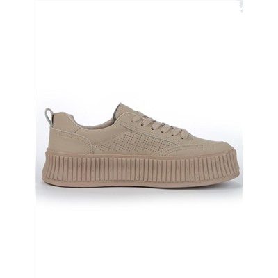 05-P8201-2 DK. BEIGE Кроссовки женские (натуральная кожа)
