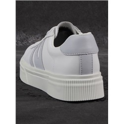 03-YC380-1 WHITE Кроссовки женские (натуральная кожа)