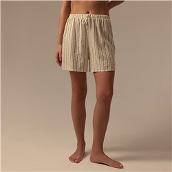 Шорты домашние женские SL HOME Linen, белые