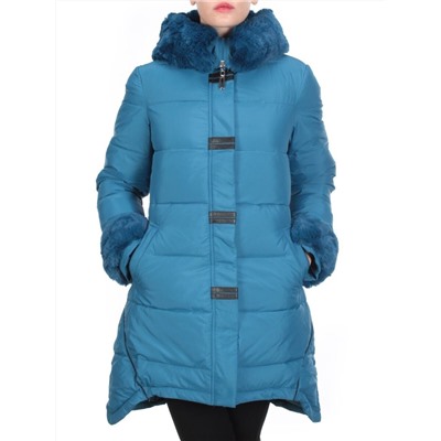 B15-888 GRAY/BLUE Куртка зимняя женская KEMIRA (200 гр. холлофайбера)