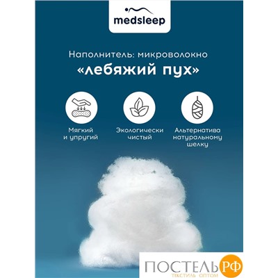 MedSleep SKYLOR Одеяло 220х240, 1пр,хлопок/лен/микровол.; 200 гр/м2
