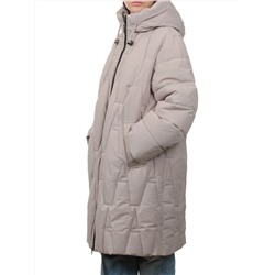 2411 BEIGE Пальто зимнее женское (200 гр. холлофайбер)