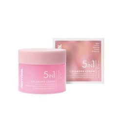 Подтягивающий крем для лица с коллагеном PrettySkin Collagen 5 in 1 50 g