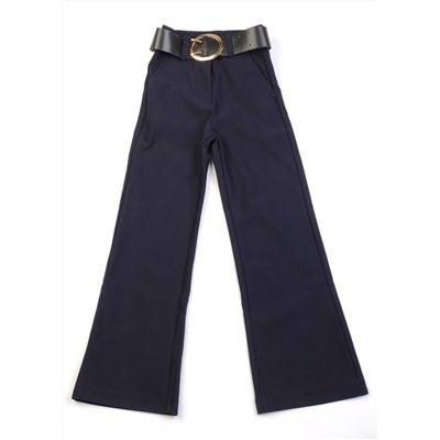 21018 Брюки школьные "Кюлоты" Синий/23(146)