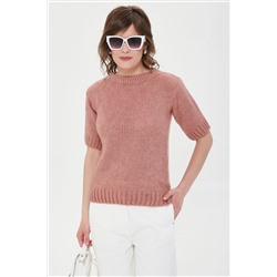 Джемпер вязаный с короткими рукавами