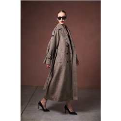 Пальто женское темно-бежевый