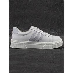 03-YC380-1 WHITE Кроссовки женские (натуральная кожа)