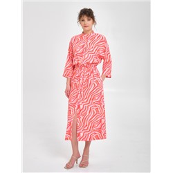 Платье из вискозы с принтом