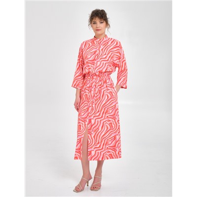 Платье из вискозы с принтом