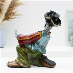 Подставка под бутылку TAKE IT EASY «Пират капитан Джек», 15×24×28 см