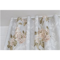 Комплект штор Flowers-20, бежевые цветы (df-200605-gr)