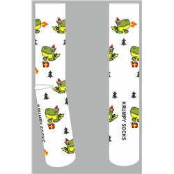 Носки НГ р.35-40  "TxT" Дракошка с подарком