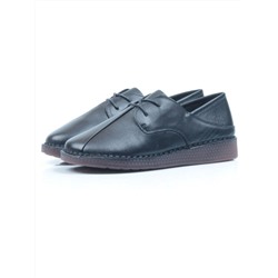 03-5905 BLACK Полуботинки женские (натуральная кожа)