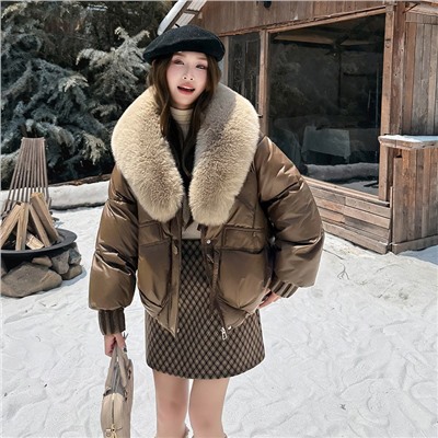 Cute Woman  Куртка с меховым воротником  M-B117