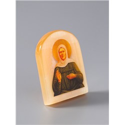 Икона настольная «Матрона», 6×5 см, селенит