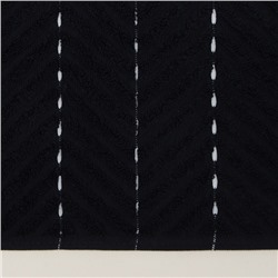 Коврик махровый SL HOME: Lines "Дарк Маре" 50х70 см, 100% хлопок, 750 г/м2