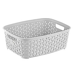 Корзина HobbyLife Rattan, размер XS, с ручками, 14х19х7 см, цвет МИКС