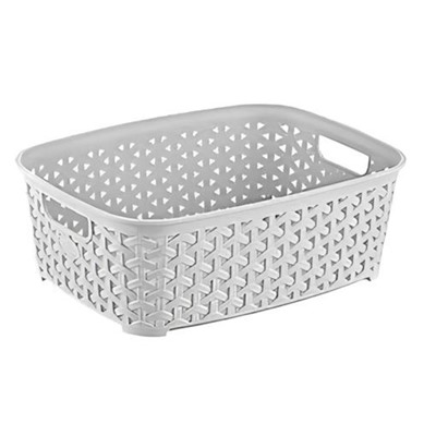 Корзина HobbyLife Rattan, размер XS, с ручками, 14х19х7 см, цвет МИКС